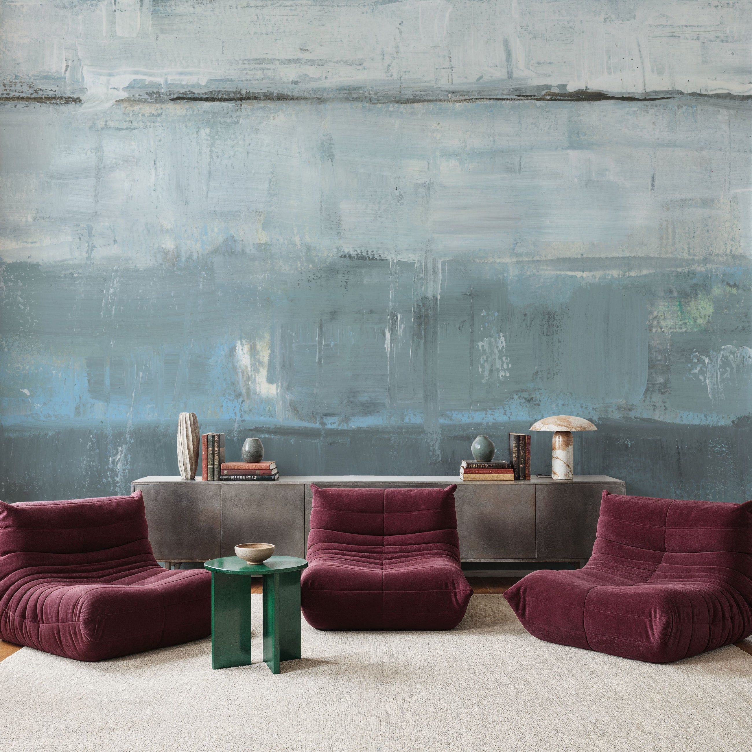 Abstract Seascape Mural Wallpaper
