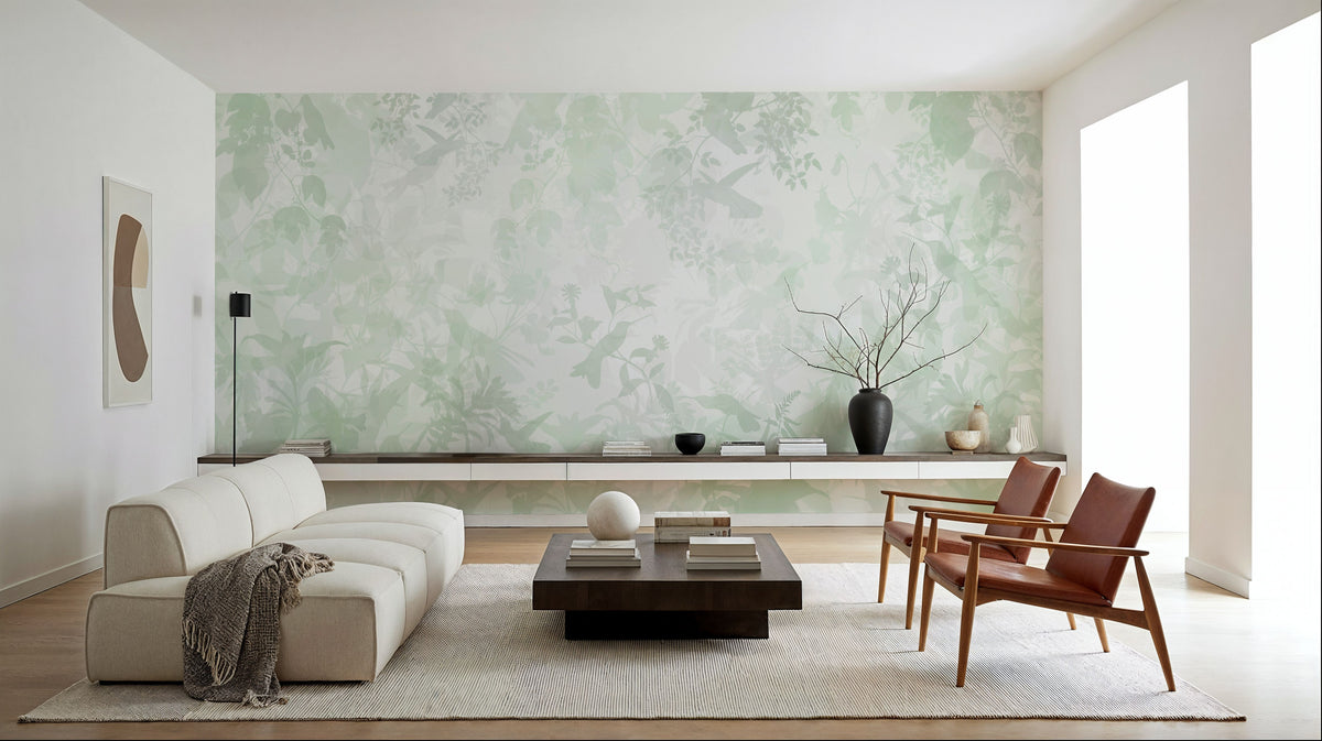 Watermark Birds Mural Wallpaper - Edition 4 - room preview 05