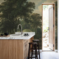 Historic Lands, Forest Green Mural Wallpaper - room preview 05