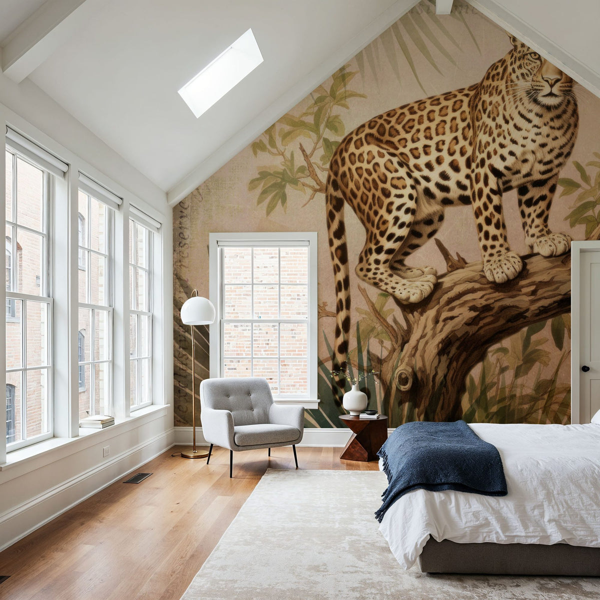 Cheetahs Exotic Jungle Mural Wallpaper - room preview 05