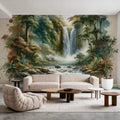 Tropical Waterfall Mural Wallpaper - room preview 05