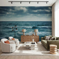 Roaring Seascape Mural Wallpaper - room preview 05