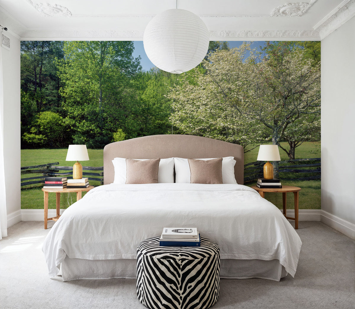 Pisgah Bloom Mural Wallpaper - room preview 05