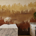 Mountainscape Spice Mural Wallpaper - room preview 05