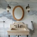 Verdant Horizon, Sea Wind Blue Mural Wallpaper - room preview 05
