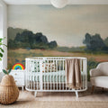 Blue Meadow Mural Wallpaper - room preview 05