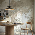 World Map Cities - Kacia Mural Wallpaper - room preview 05
