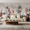 Iris Field Depth Mural Wallpaper - room preview 05