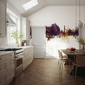 Jersey Channel Islands Skyline Purple & Gold Mural Wallpaper - room preview 05