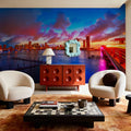 Miami Downtown Sunset Mural Wallpaper - room preview 05