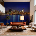 Downtown Skyline Mural Wallpaper - room preview 05