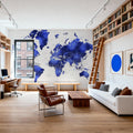 World Map Cities - Crisalida Mural Wallpaper - room preview 05