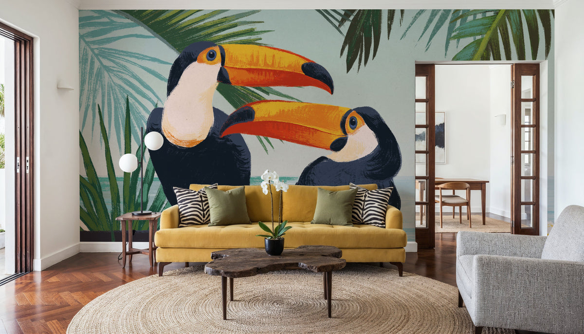 Welcome to Paradise II Mural Wallpaper - room preview 05
