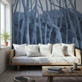Dune Forest, Blues Mural Wallpaper - room preview 05