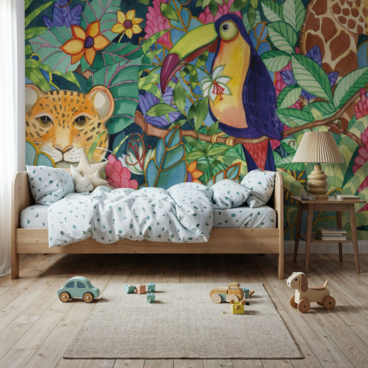 Hello From the Jungle Mural Wallpaper - room preview 05