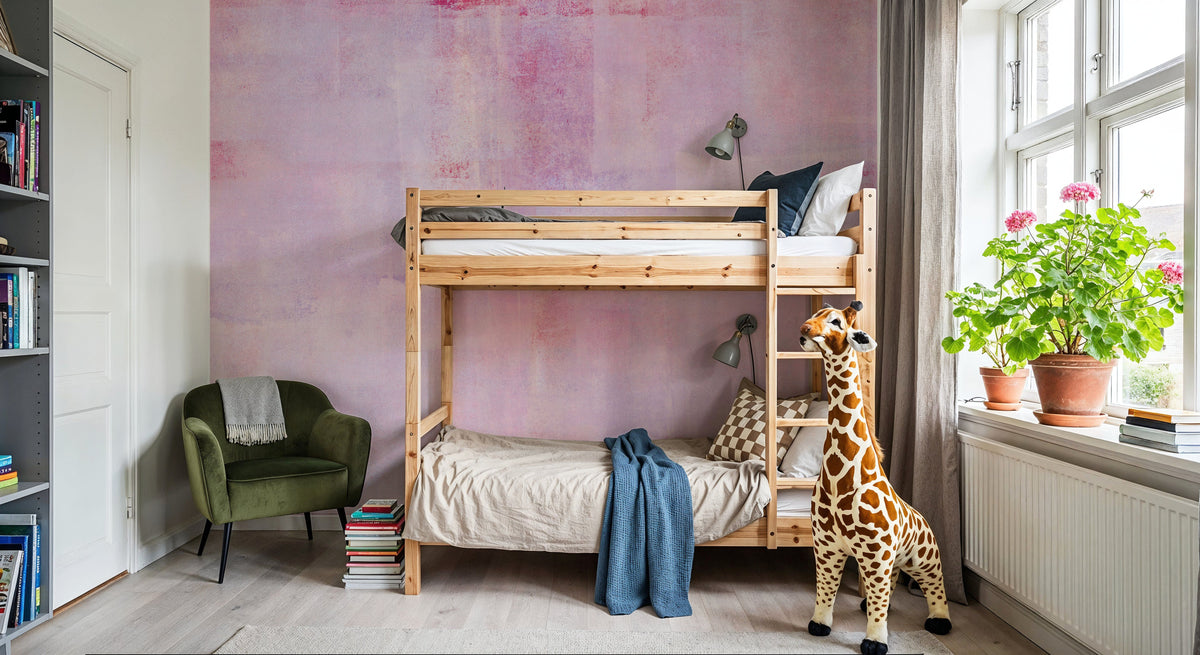 Texture Fields Pink Mural Wallpaper - room preview 05