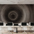 Timber Core Mural Wallpaper - Neutral Tone - room preview 05