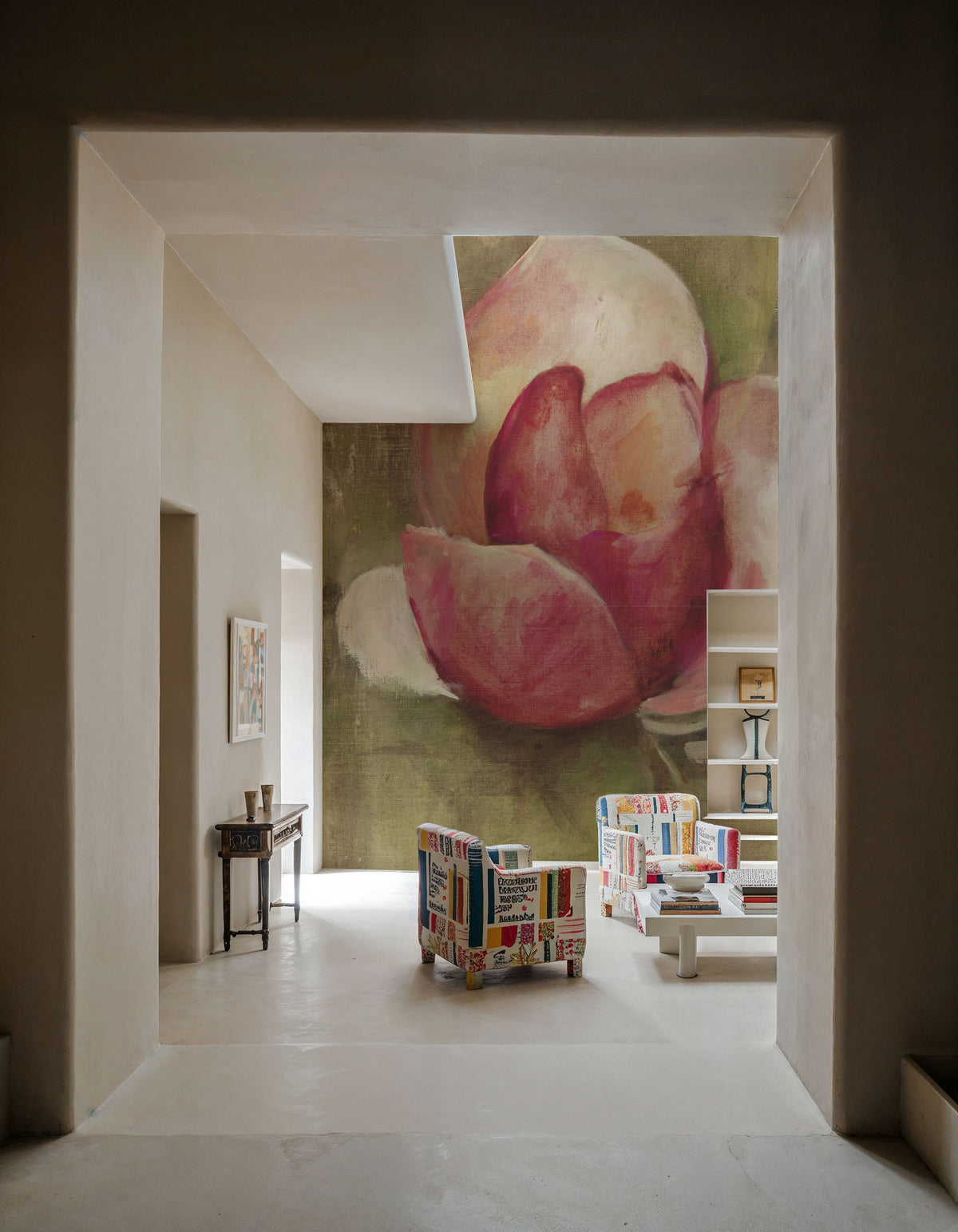 Pink Blossom Mural Wallpaper - room preview 05