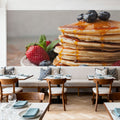 Stack of Pancakes with Syrup Mural Wallpaper - room preview 05