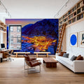 Winter Village Glow Mural Wallpaper - room preview 05