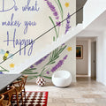 Lavender Garden IV Mural Wallpaper - room preview 05