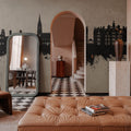 Felixstowe England Skyline Concrete Mural Wallpaper - room preview 05
