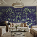 Scandi Flower V Mural Wallpaper - room preview 05