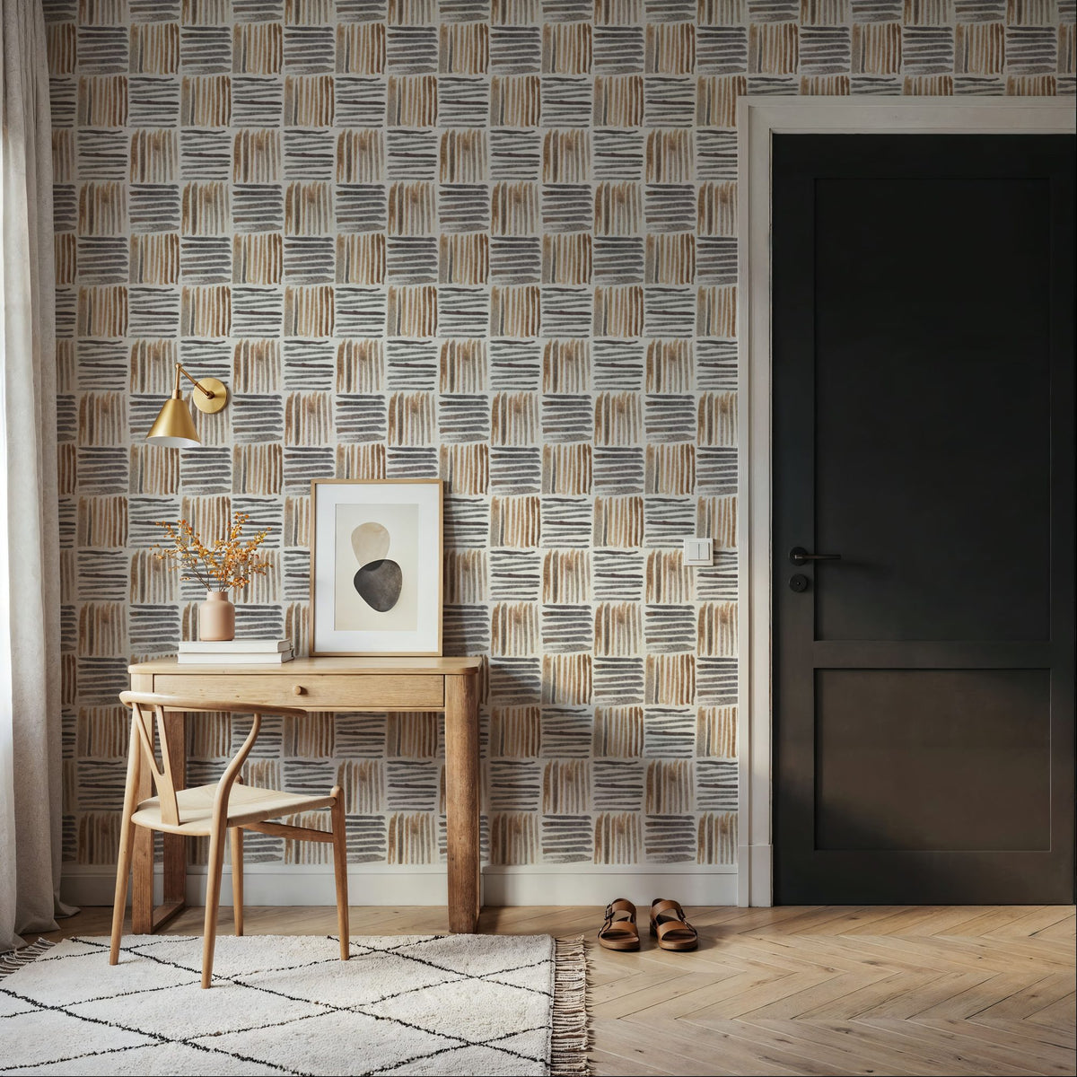Sky Patches Mural Wallpaper - room preview 05