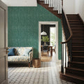 Woodland Drops Tropical Green Mural Wallpaper - room preview 05
