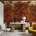 Glowing Trees Trio Mural Wallpaper - room preview 05