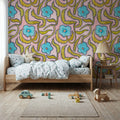 My Flower Pink Mural Wallpaper - room preview 05