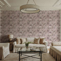 Ocean Miracles, Dusty Pink Mural Wallpaper - room preview 05