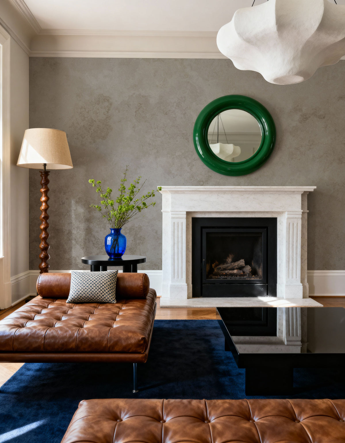 Subtle Plaster Wall Mural Wallpaper - room preview 05
