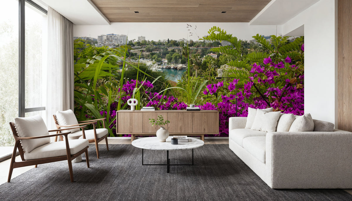 Urban Bloom Mural Wallpaper - room preview 05