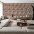 Statement Palms Petite, Light Pink Mural Wallpaper - room preview 05