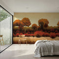 Autumn Forest III Mural Wallpaper - room preview 05