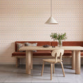 Zelij Rectangles and Leaves Mural Wallpaper - room preview 05