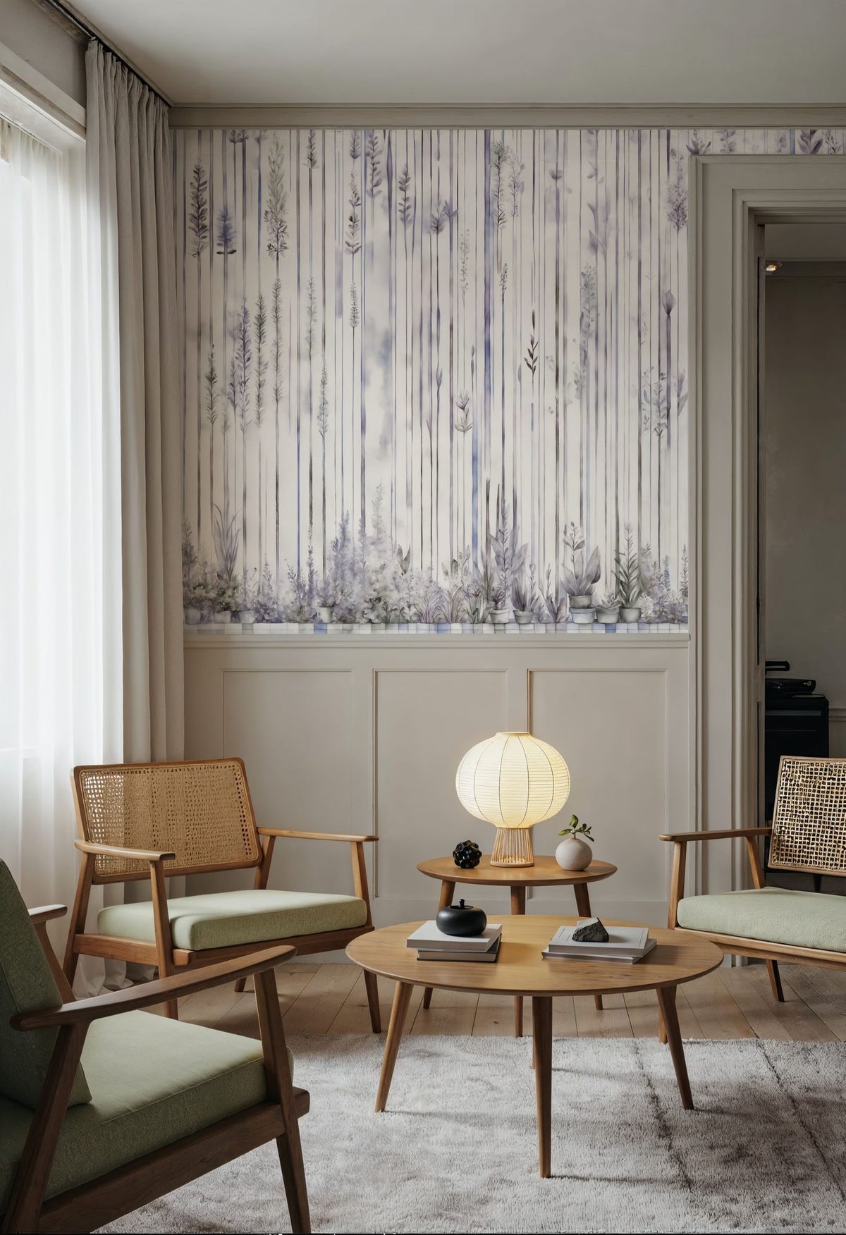 Charming Garden Fall Mural Wallpaper - room preview 05