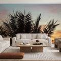 Sunset Palms II Mural Wallpaper - room preview 05