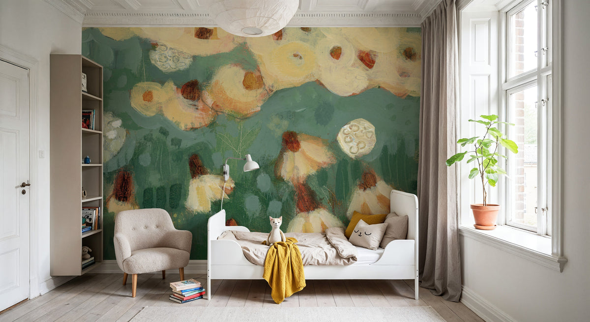 Wildflowers III Mural Wallpaper - room preview 05