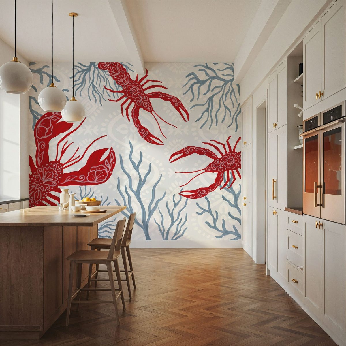 Delicate Coastline I Mural Wallpaper - room preview 05
