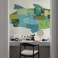 In the Ocean III Mural Wallpaper - room preview 05