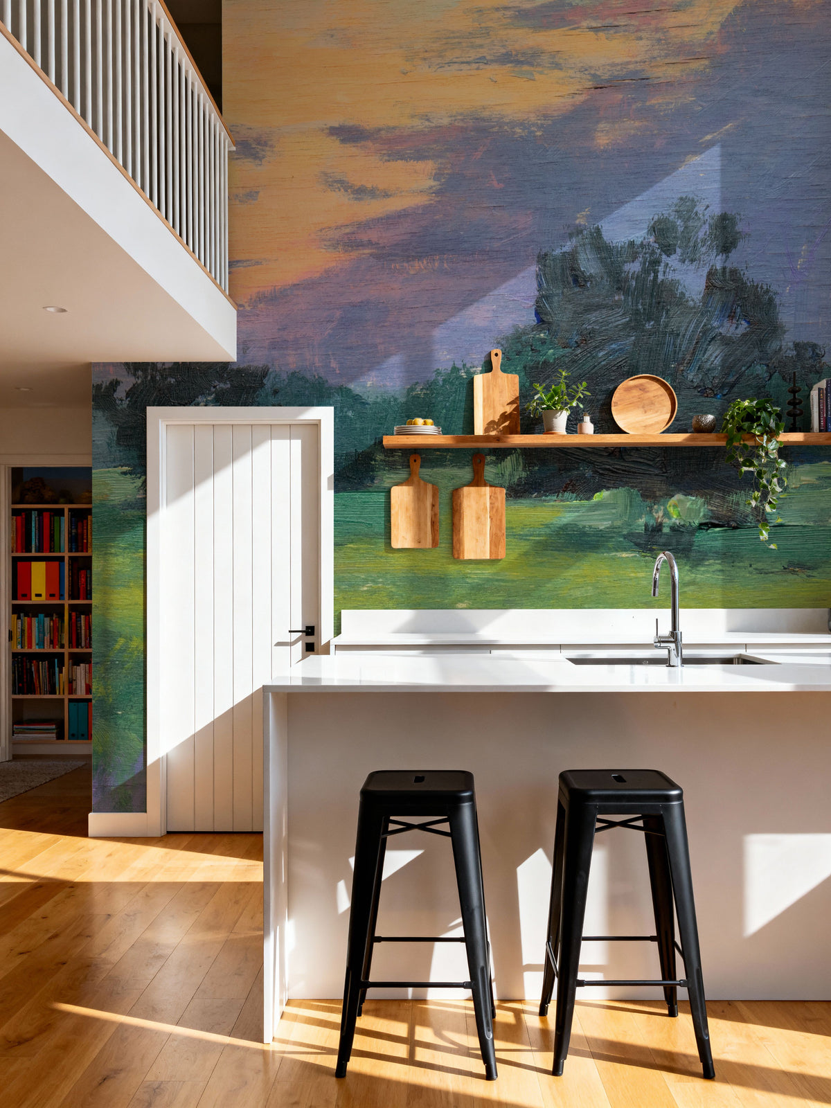 Sunset Fields Mural Wallpaper - room preview 05