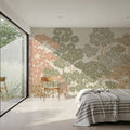 Overleaf Woodland, Green Mural Wallpaper - room preview 05