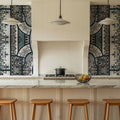 Eastern Tales, Brown & Lavender Mural Wallpaper - room preview 05