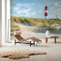 Lighthouse List-Ost on the Island of Sylt Mural Wallpaper - room preview 05