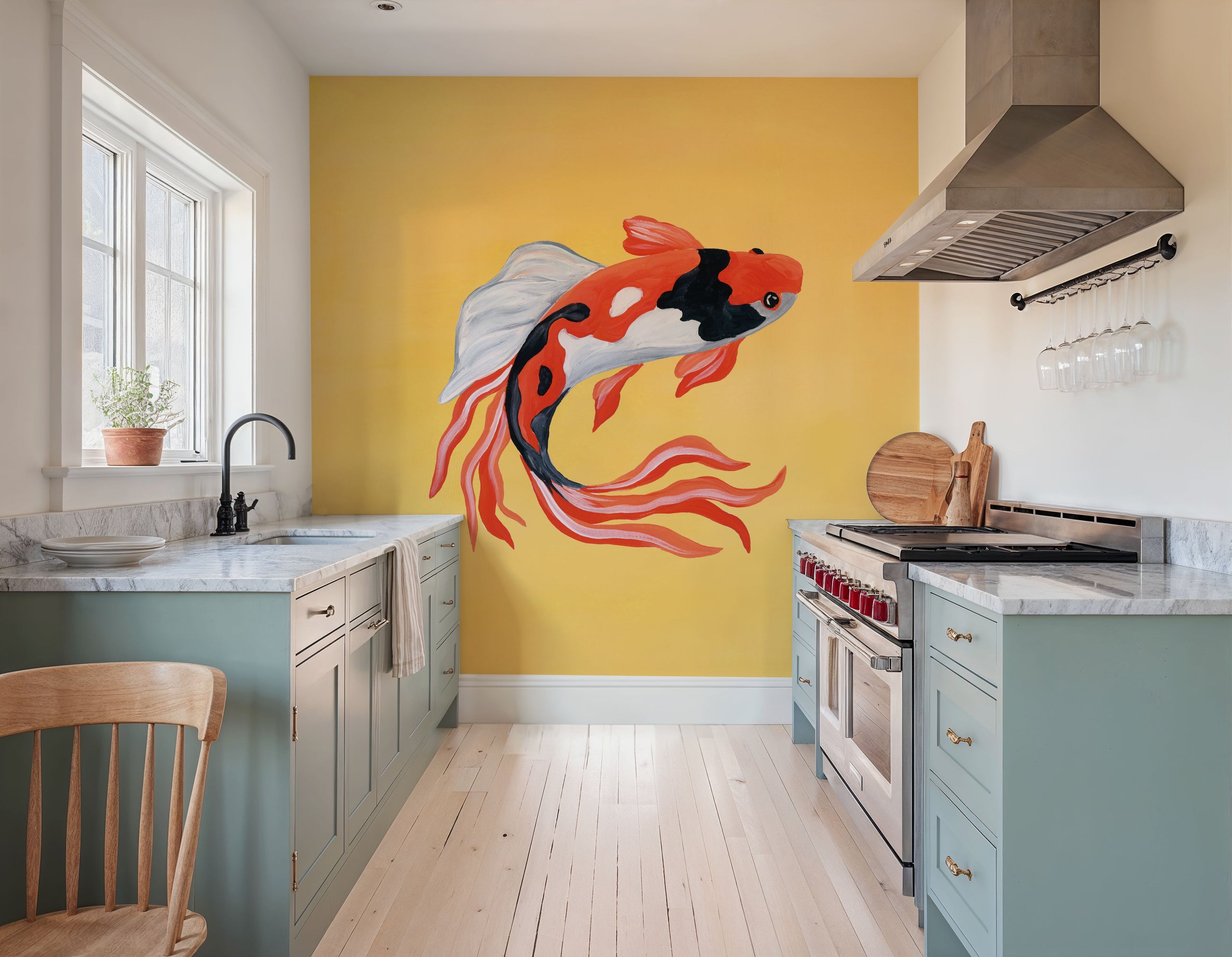 Colorful Koi I Mural Wallpaper