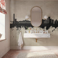 Telford England Skyline Concrete Mural Wallpaper - room preview 05