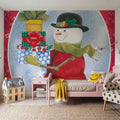 Main Street Christmas VIII Mural Wallpaper - room preview 05
