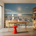 North Sea Light Mural Wallpaper - room preview 05
